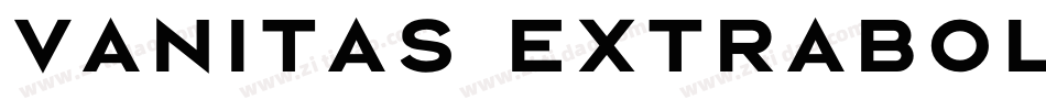 Vanitas ExtraBold字体转换